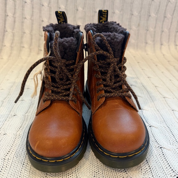 Dr. Martens 1460 Serena Winter Boot Boots Girls Sz 13 NEW NWT Shoes Faux Fur - Picture 2 of 12